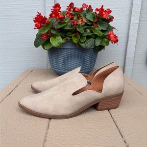 Lucky Brand Suede Block Heel Bootie